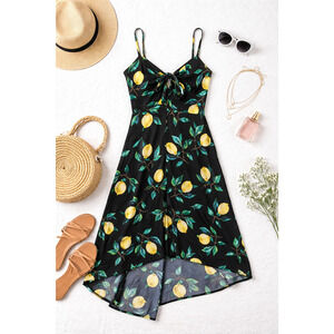 Lemon Print Dress